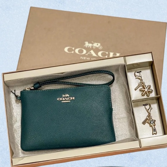 Coach Handbags - Coach Wristlet and Charms Gift Set NWT